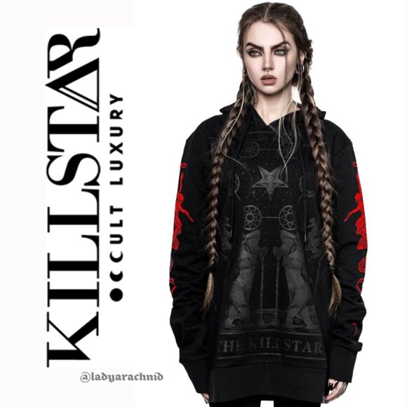 Killstar Tops - KILLSTAR Oversized Unisex Hoodie